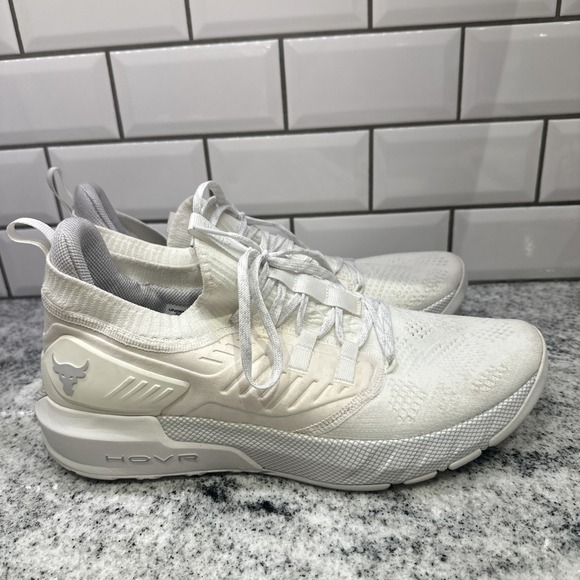 Under Armour Other - Under Armour HOVR Men's 13 Training Shoe White Running Sneaker Blood Sweat Respe